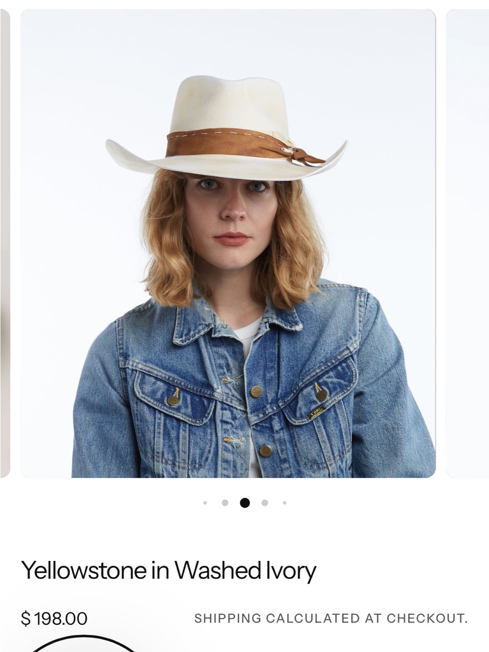 Wyeth Yellowstone Hat